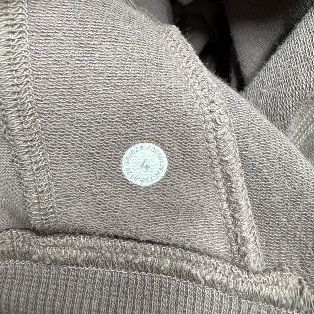 LULULEMON Scuba Crew Washed Lunar Rock 4 - Picture 11 of 11